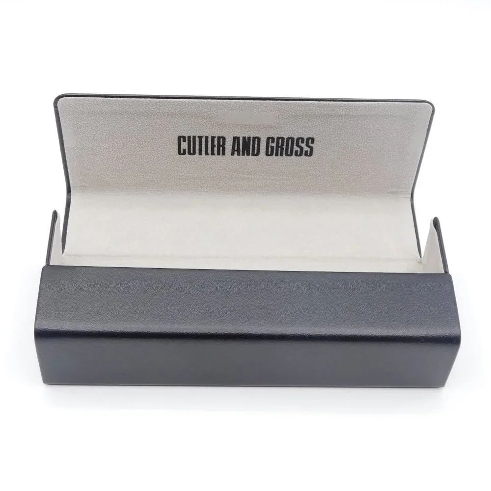 NEW CUTLER AND GROSS OF LONDON CGOP1175 BLACK GOLD SQUARE UNISEX EYEGLAS… - Picture 10 of 11